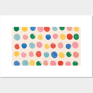 happy dots Posters and Art